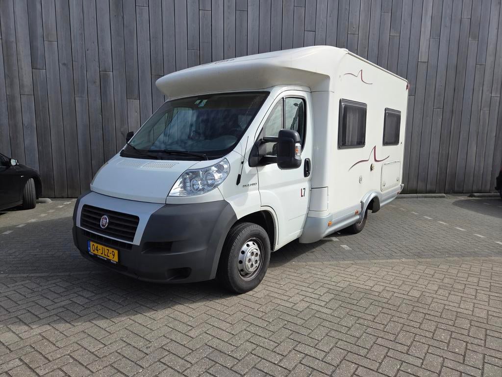 Fiat Ducato Sea P200 Sharky Camper - 4 persoons, Caravans en Kamperen, Campers, Luifel, Standaard zit, Alkoof, Ringverwarming