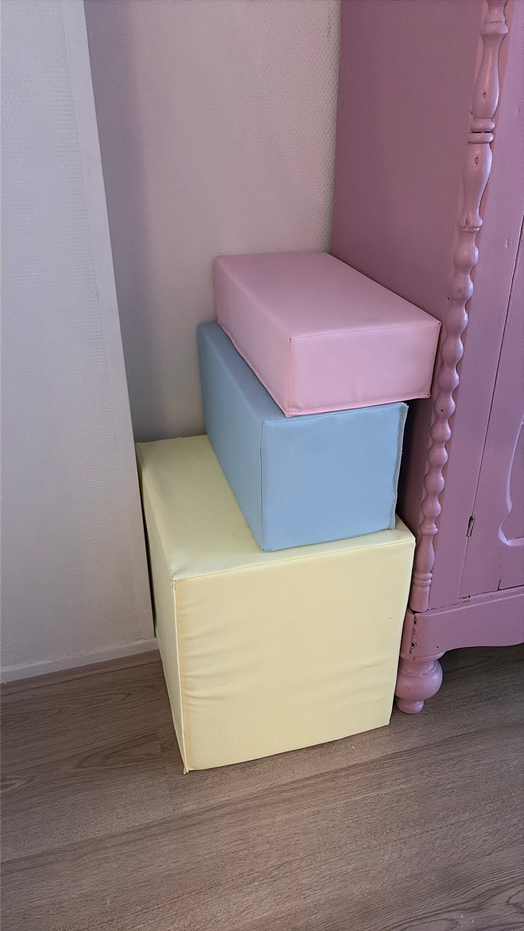 Speelblokken zacht schuim baby peuter, Ophalen of Verzenden, Zo goed als nieuw, 50 tot 70 cm, 105 cm of meer