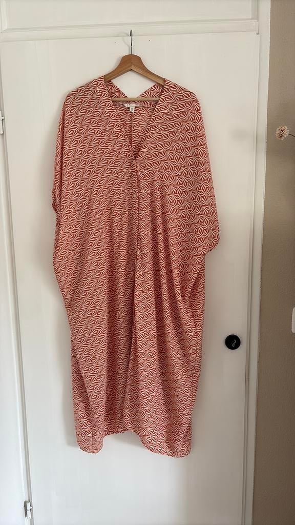 Kimono camel M/L, Kleding | Dames, Ophalen of Verzenden, Zo goed als nieuw, Bruin, Onder de knie
