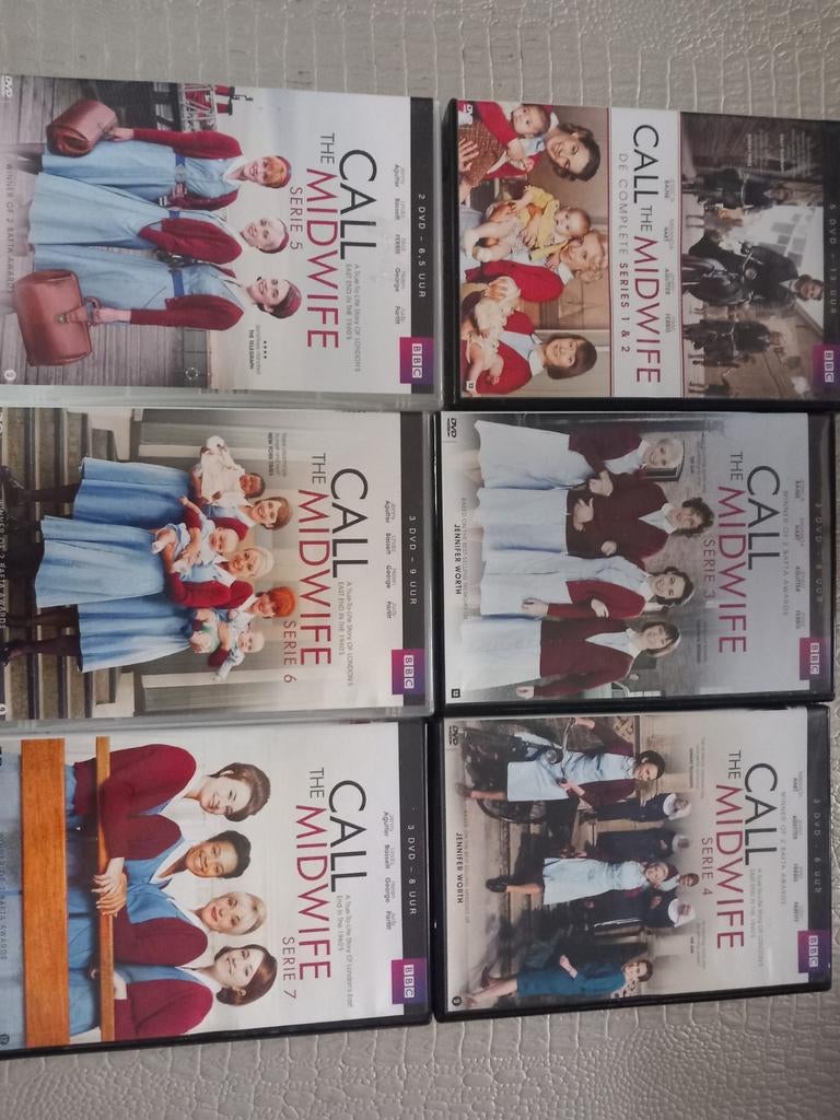 Call the midwife seizoen 1 tot 7, Cd's en Dvd's, Dvd's | Tv en Series, Boxset, Drama, Ophalen of Verzenden, Zo goed als nieuw