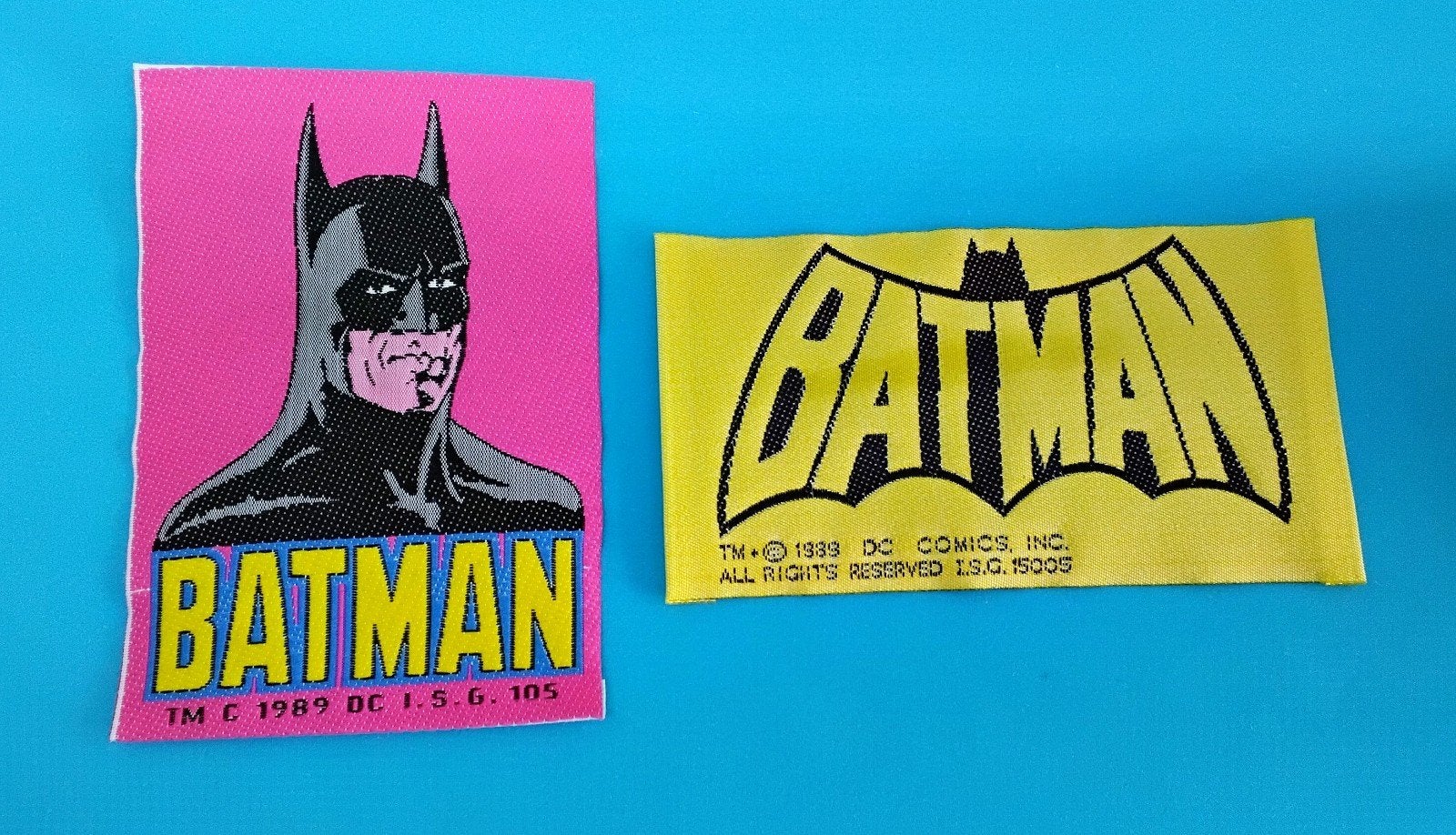 Vintage Batman Patch Originele D.C Comics#1989, Verzenden, Zo goed als nieuw, Applicatie