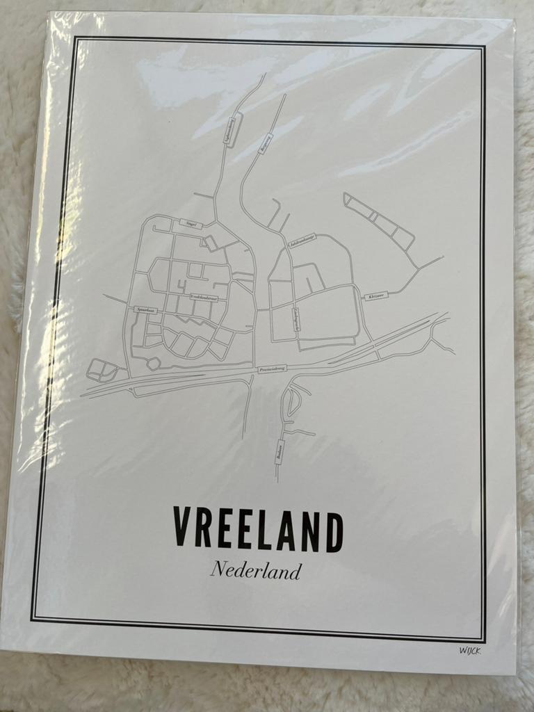 Wijck Vreeland, Ophalen of Verzenden, Nieuw, Minder dan 50 cm, Foto of Poster