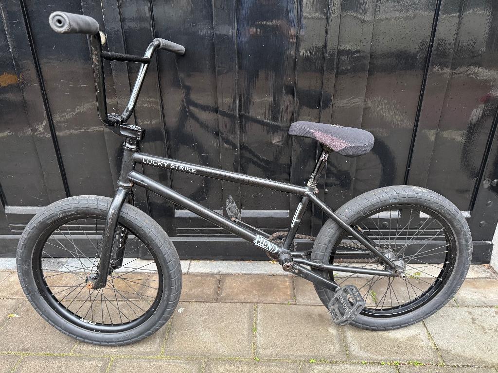 BMX Stuntfiets, Ophalen of Verzenden, Gebruikt, Staal, Voetsteunen