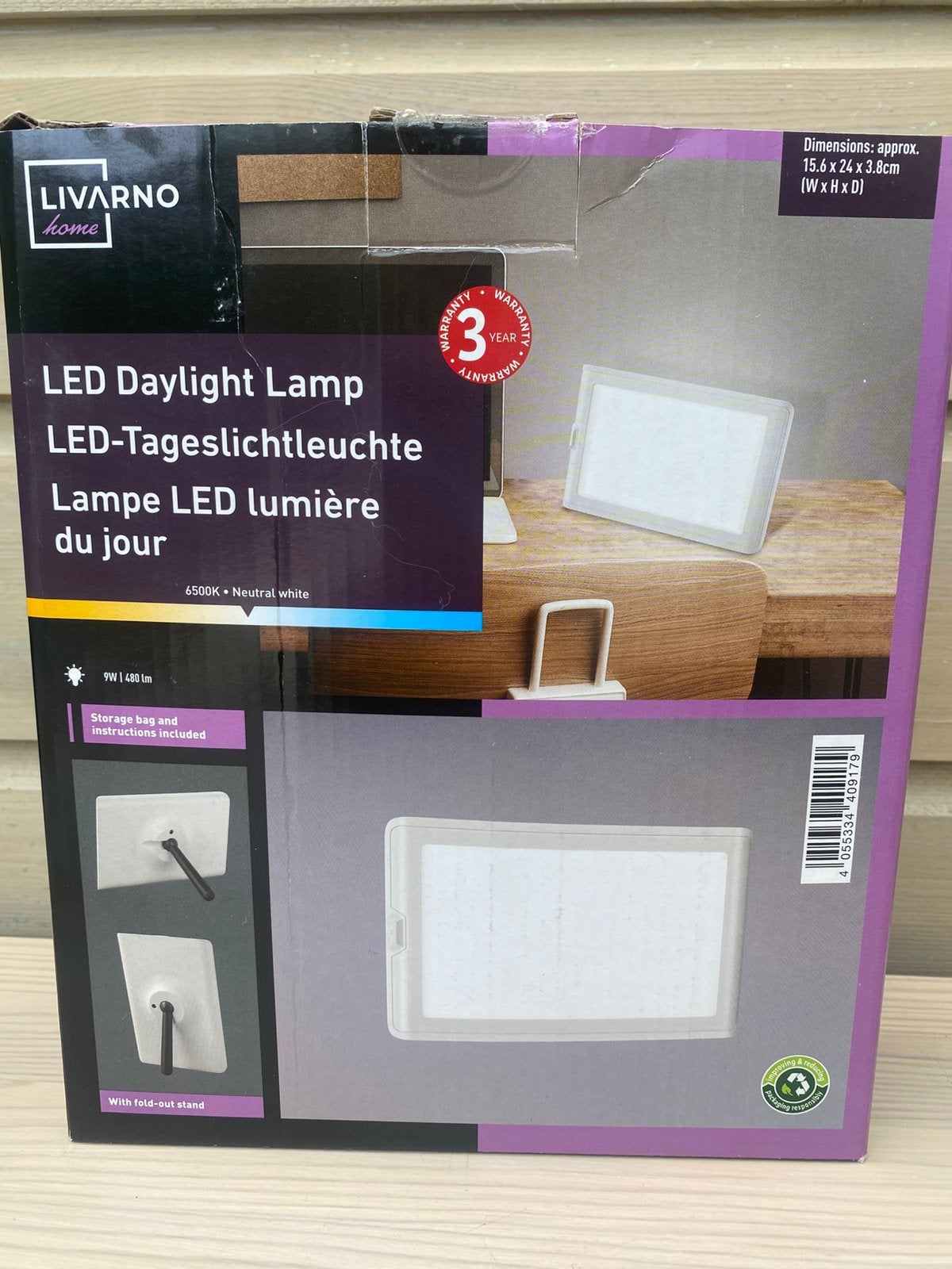 Led daglicht lamp met opbergmapje, Ophalen of Verzenden, Zo goed als nieuw, Overige typen