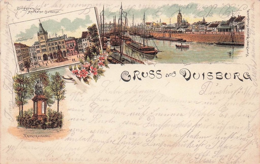 702-158-017 Duisburg, Verzenden, Voor 1920, Duitsland