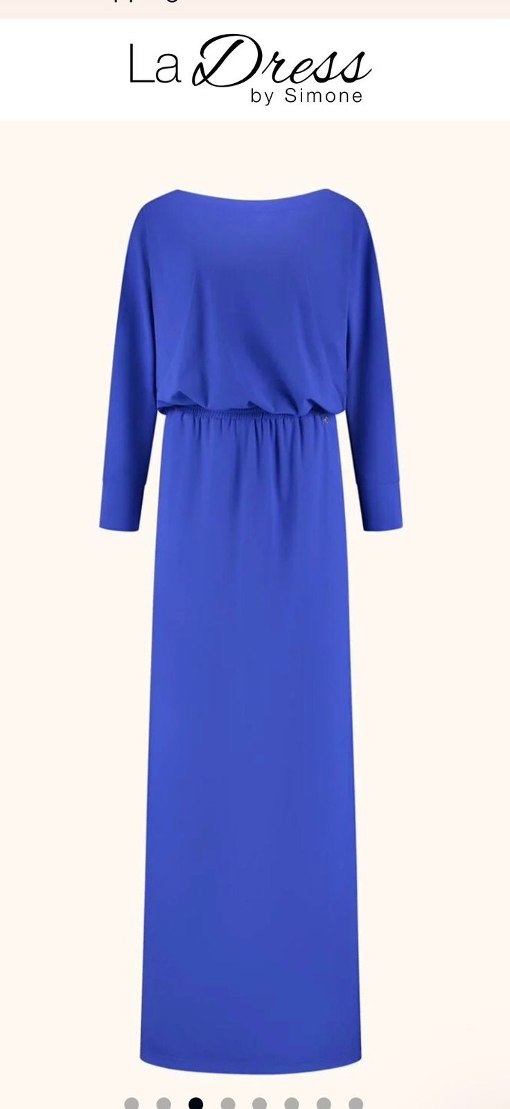 La Dress by Simone Hillary Marine Blue jurk maat L, Blauw, Maat 42/44 (L), Nieuw, Ophalen of Verzenden