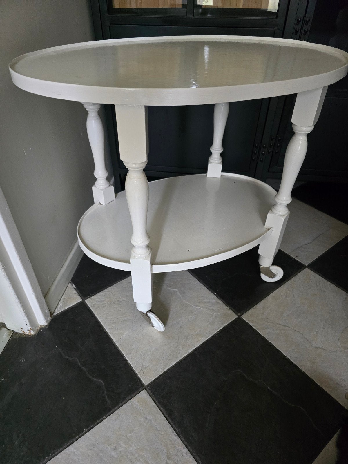 serveerwagen theekastje, Huis en Inrichting, Ophalen, Minder dan 55 cm, Hout, 60 cm of meer