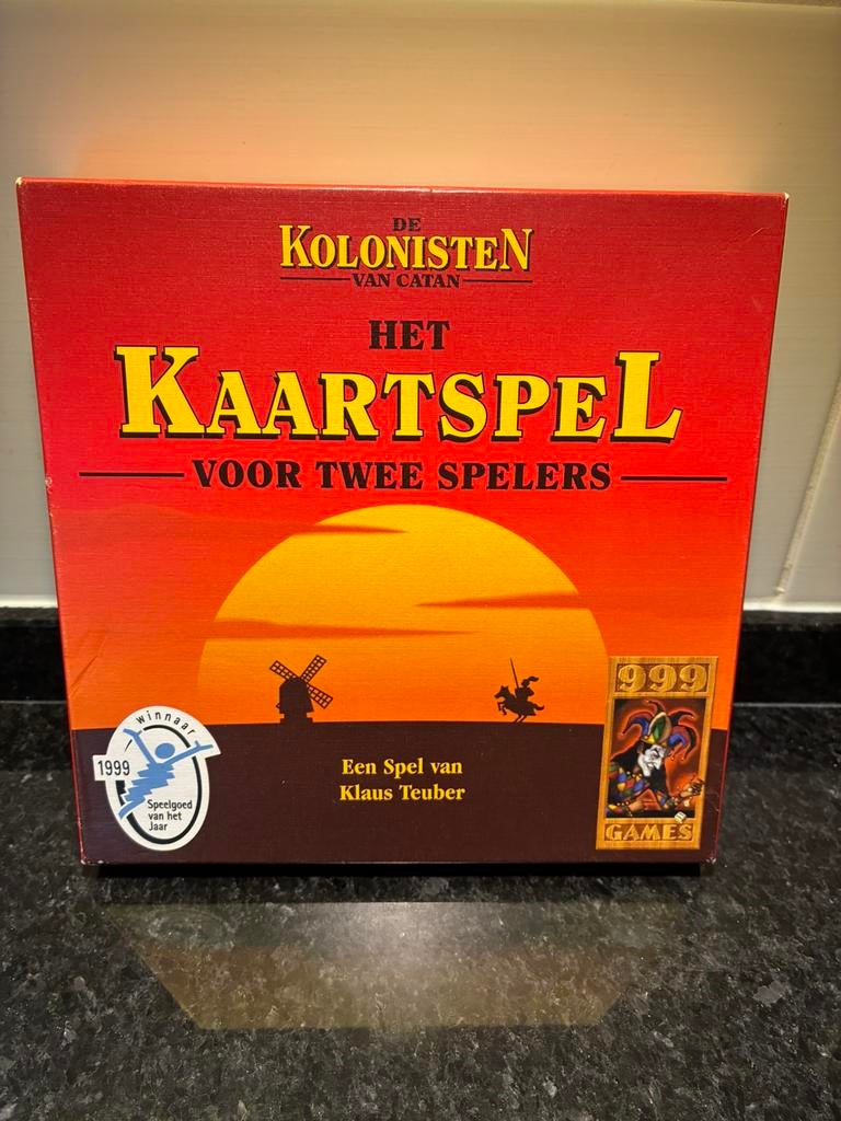 Kolonisten Kaartspel met uitbreiding Politiek, Ophalen of Verzenden, Zo goed als nieuw, 999 games