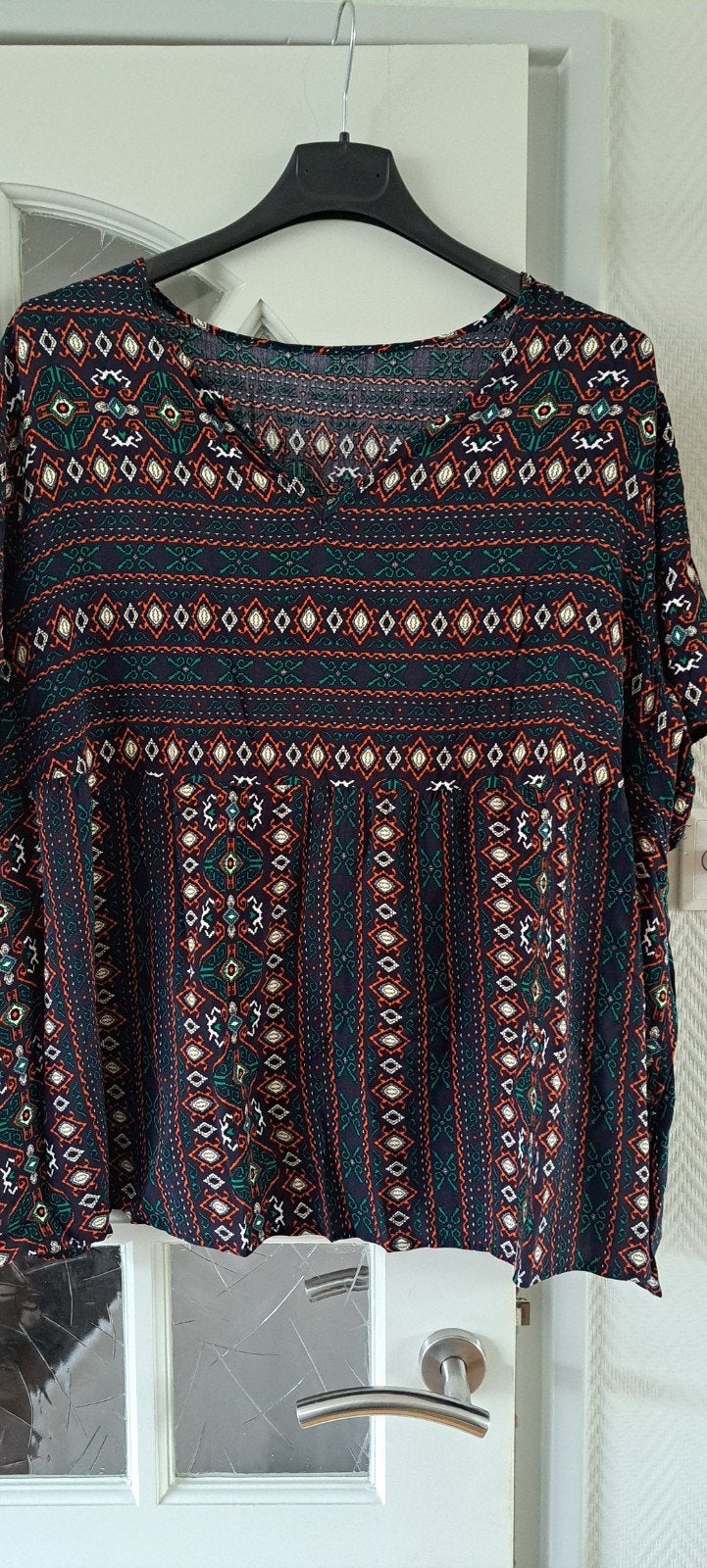 Shein Curve Blouse 3XL, Blauw, Maat 46/48 (XL) of groter, Ophalen of Verzenden, Zo goed als nieuw