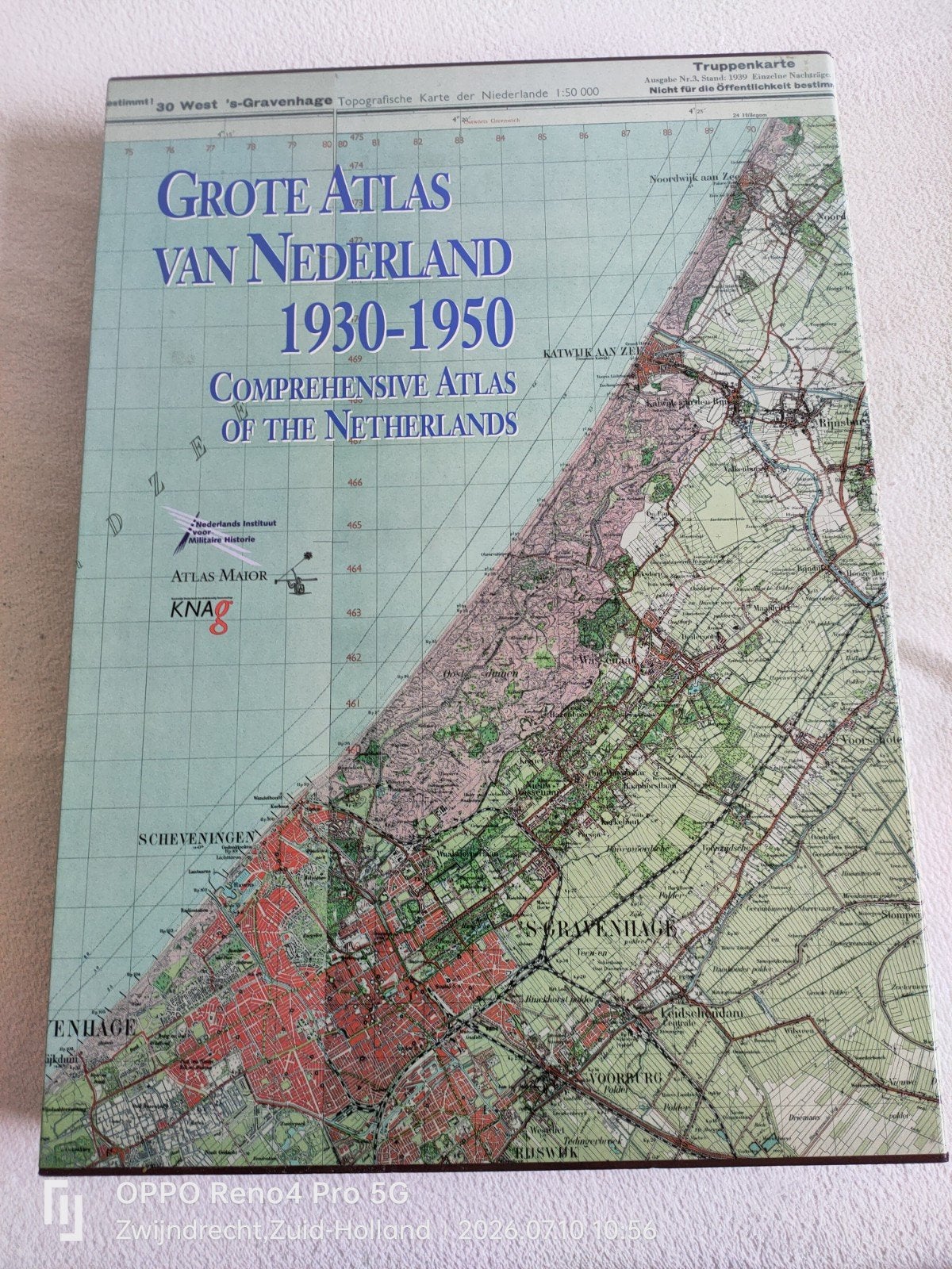 Grote atlas van mede 1930-1950, Boeken, Ophalen, Overige atlassen, Nieuw, 1800 tot 2000
