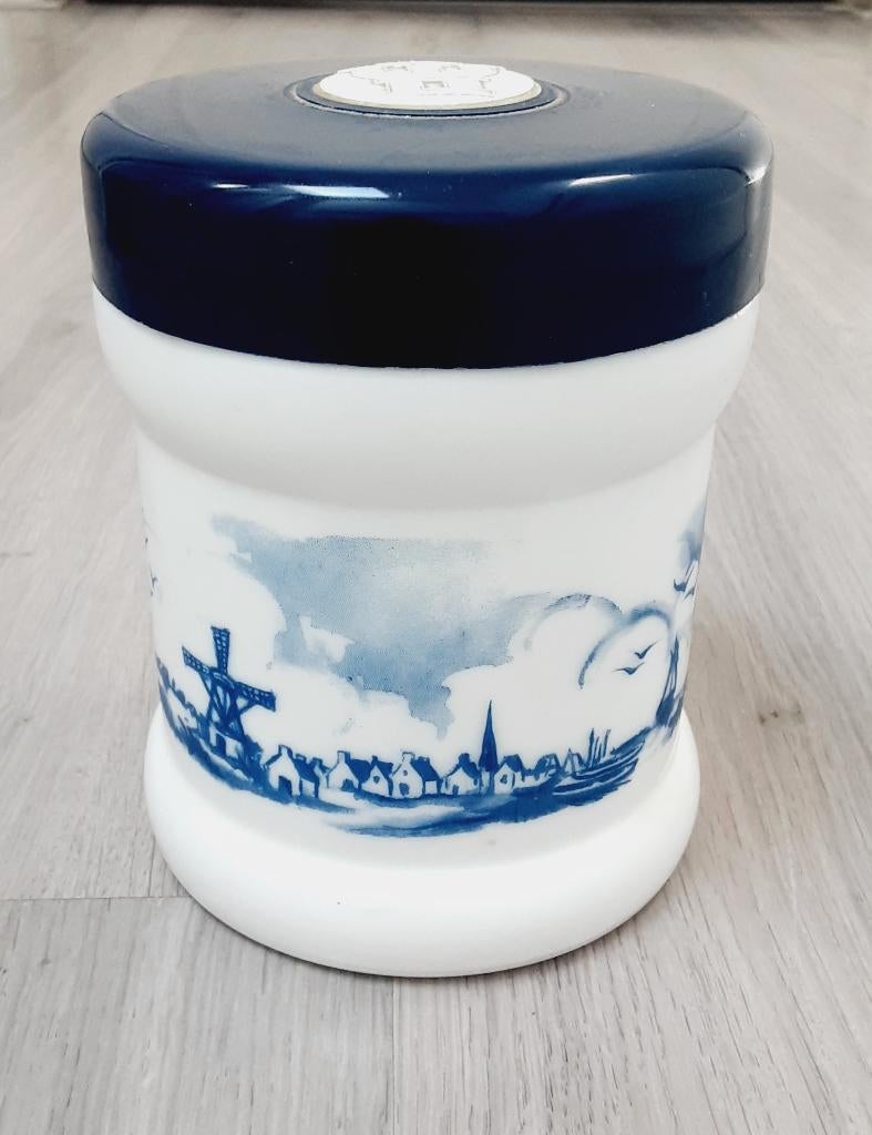 vintage opaline sigarenpot willem 2, Ophalen of Verzenden, Tabaksdoos of Verpakking