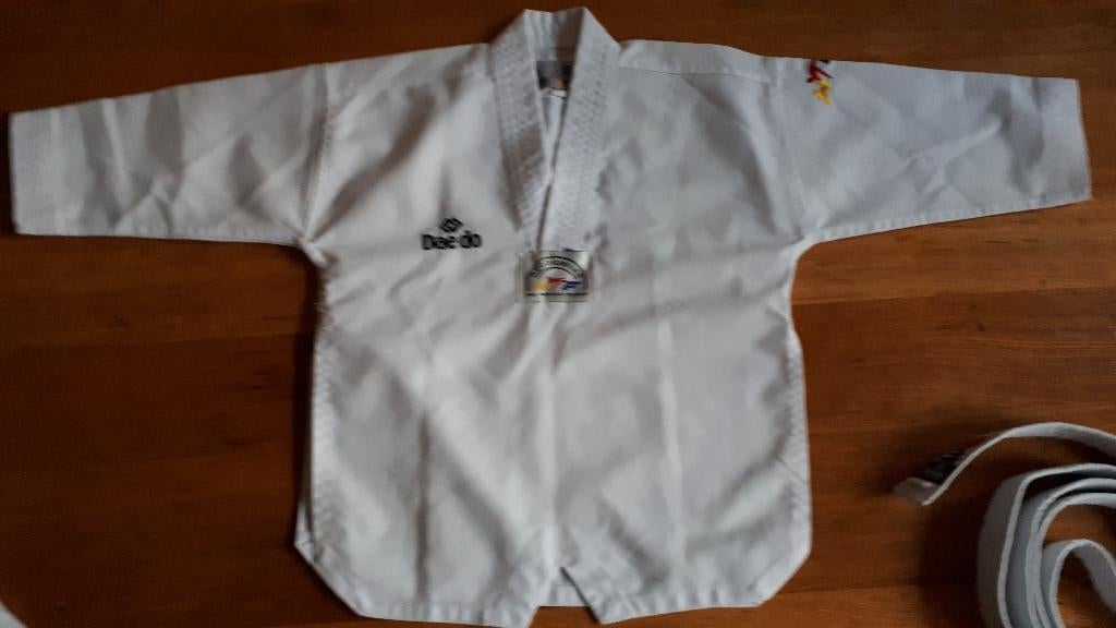Taekwondo pak., Taekwondo, Maat XS of kleiner, Vechtsportpak, Ophalen of Verzenden