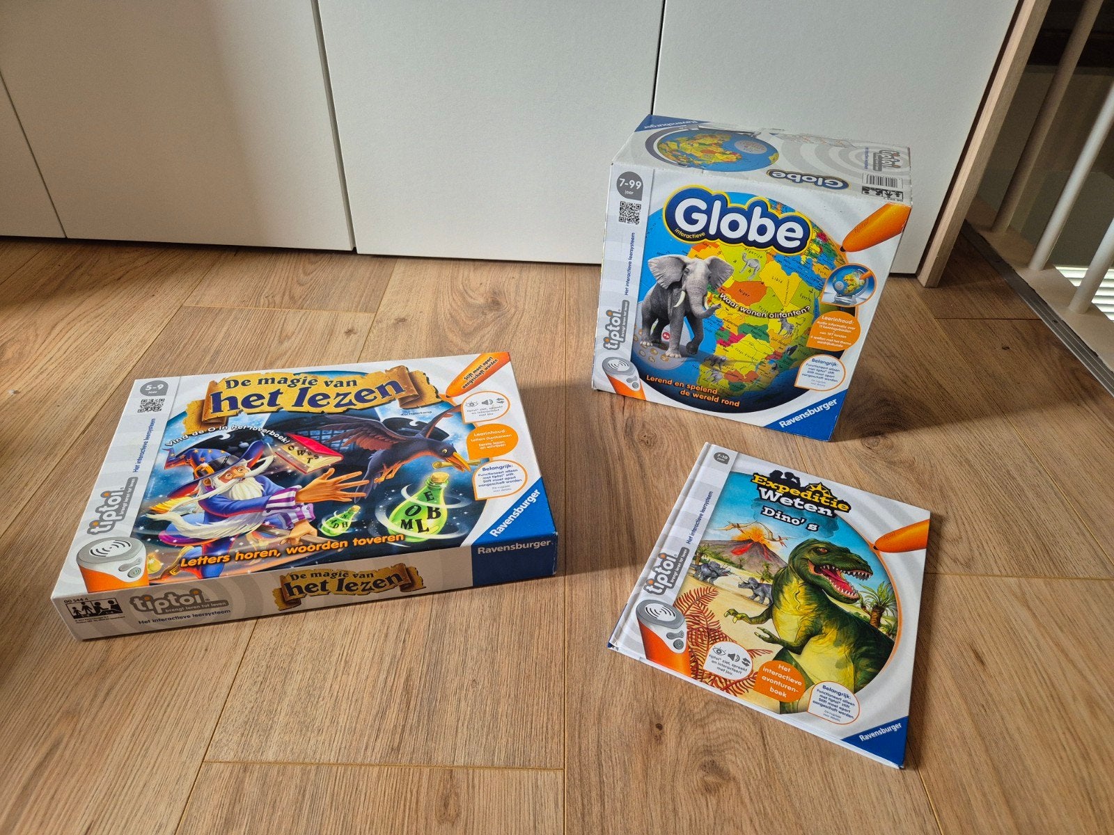 Tiptoi Ravensburger Educatieve Spellen: Lezen, Globe, Dino's, Ophalen, Gebruikt, Taal en Lezen
