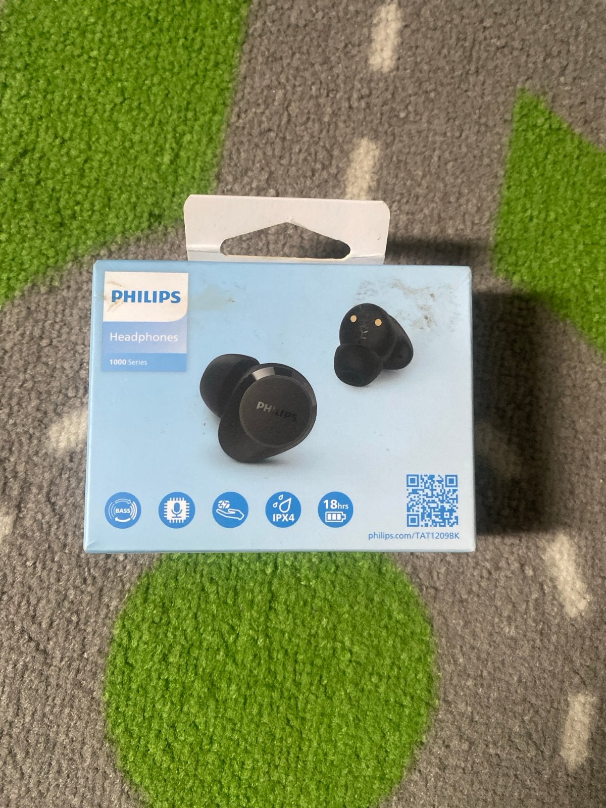Philips 1000 Series In-ear Koptelefoon Zwart (TAT1209BK), Gebruikt, Bluetooth, Ophalen of Verzenden, Zwart