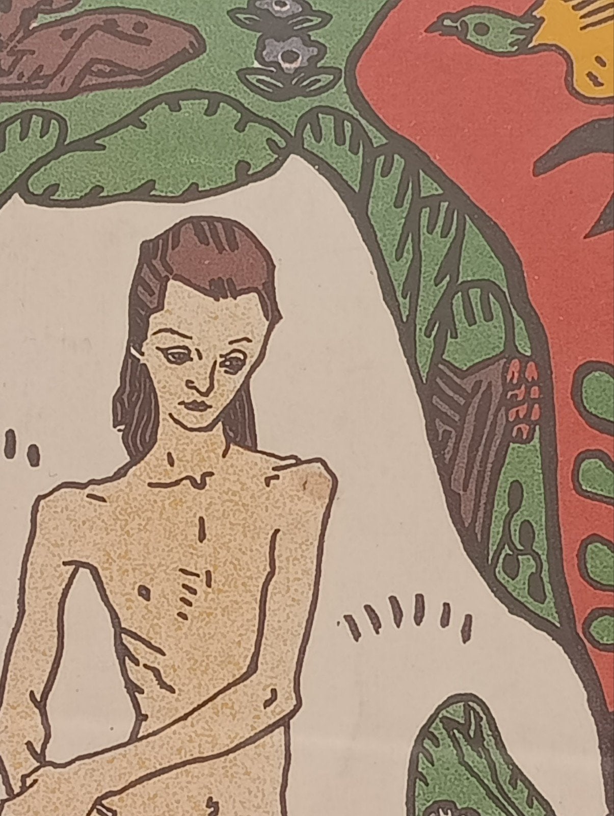 Oskar Kokoschka 2 lijsten met print, Verzamelen, Ophalen of Verzenden, 1980 tot heden, Tijdschrift