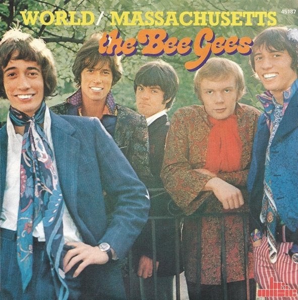 Bee Gees: World /Massachusetts, 7 inch, Ophalen of Verzenden, Zo goed als nieuw, Pop