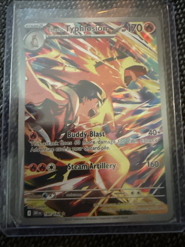 Ethan’s Typhlosion, Ophalen of Verzenden, Zo goed als nieuw, Losse kaart
