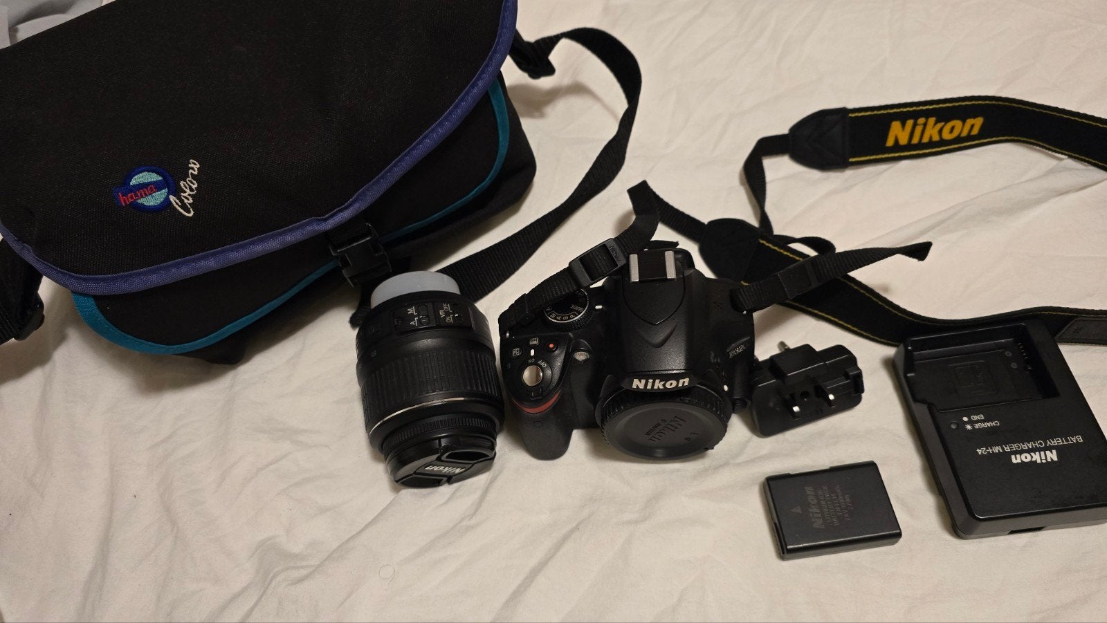Nikon D3200 24 megapixel %100 Origineel + lens en koffer, Audio, Tv en Foto, Fotocamera's Digitaal, Gebruikt, Spiegelreflex, Ophalen of Verzenden