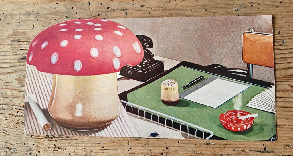 Folder Potterie de Driehoek sigarettenhouder, Antiek en Kunst, Ophalen of Verzenden