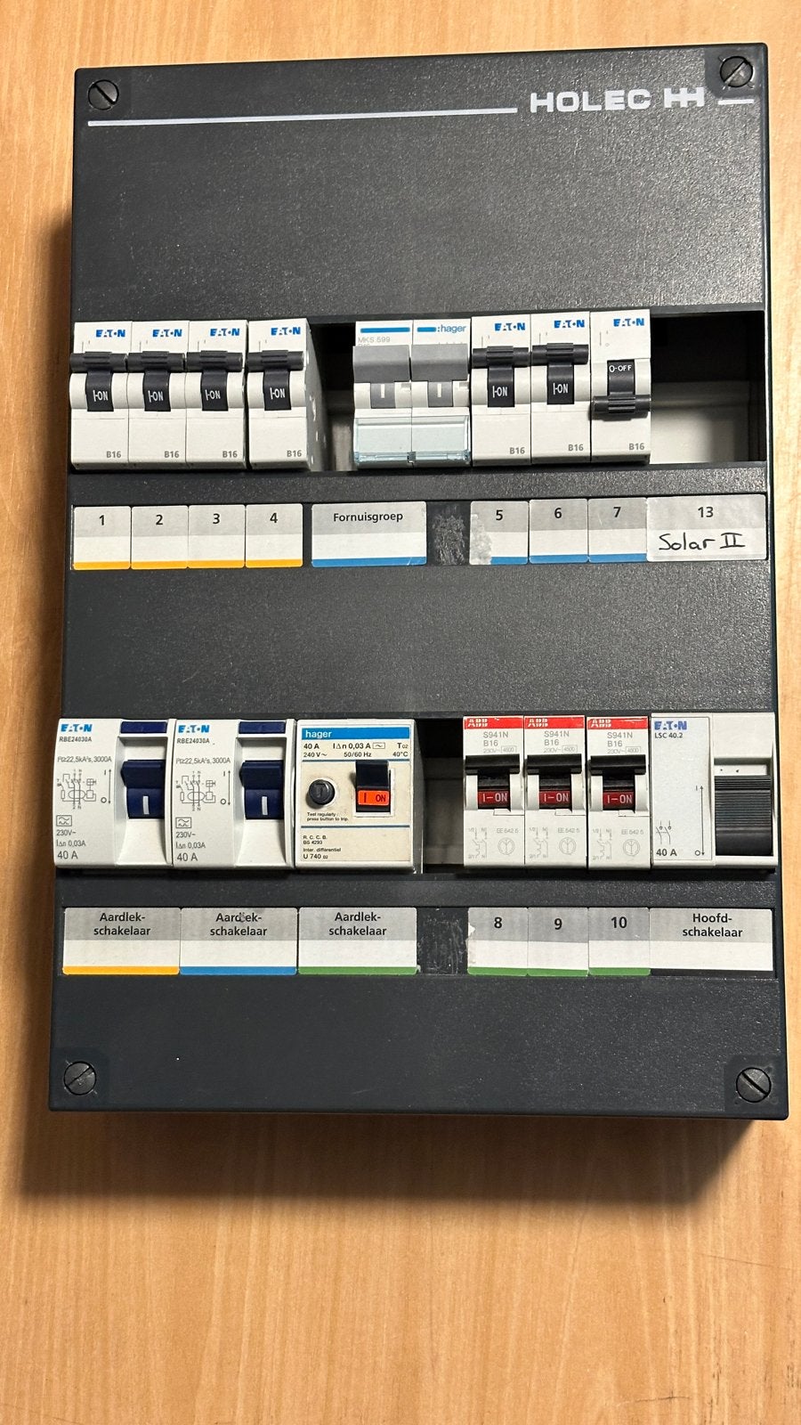 Eaton Holec Groepenkast - Compleet en Klaar voor Installatie, Ophalen of Verzenden, Gebruikt, Eaton, Groepenkast