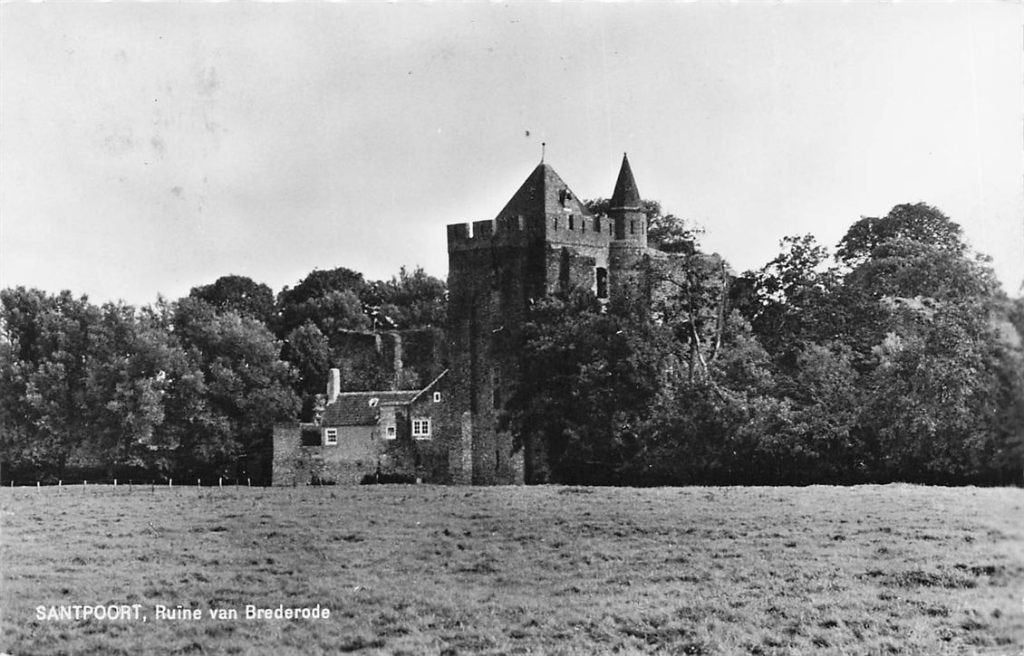 702-484-049 Santpoort Ruine Van Brederode, Verzenden, Voor 1920, Noord-Holland