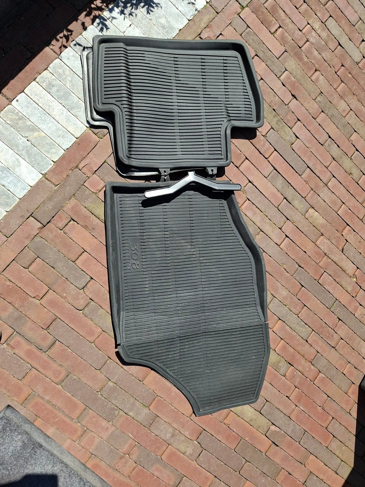 Rubberen automatten voor Peugeot 308, 2013 hachback, Ophalen of Verzenden, Nieuw