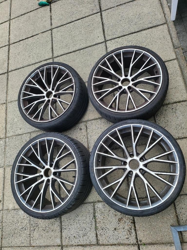 Tk 20"breedset voor BMW e60 5-Serie met werk 250,-€, Ophalen, BMW