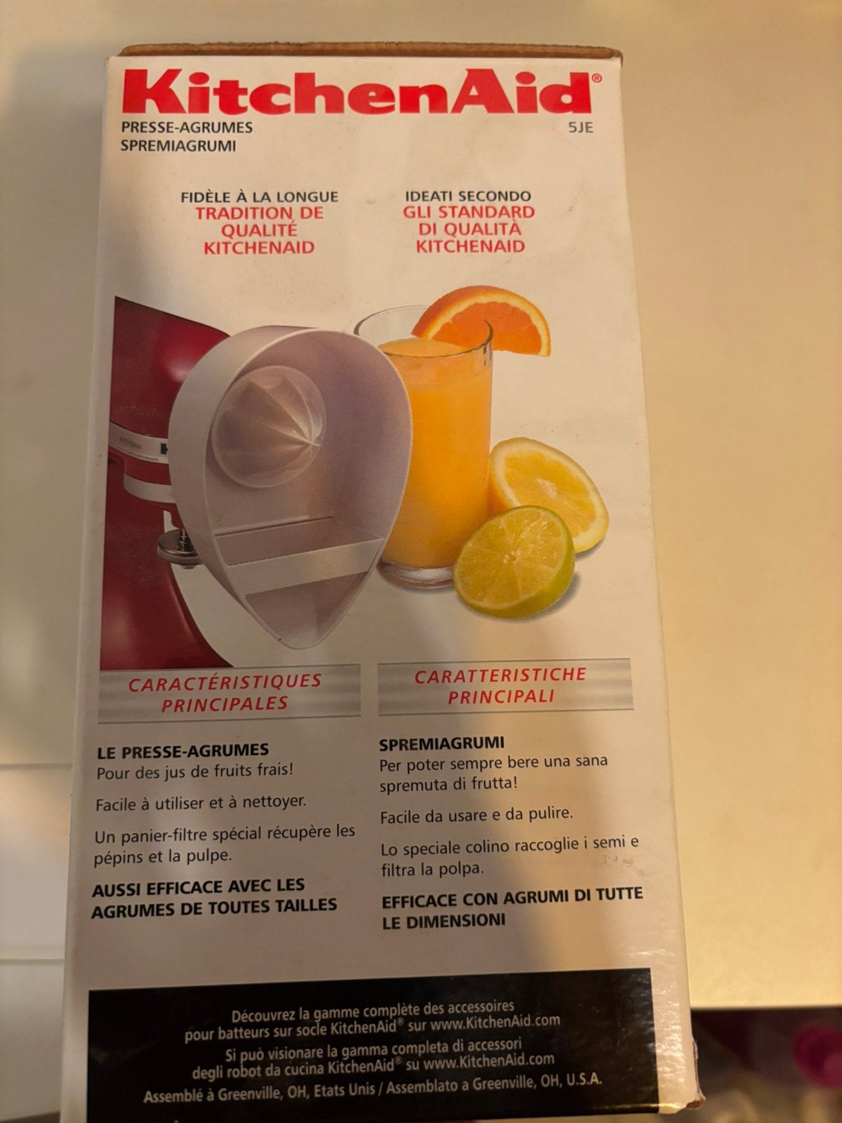 Sinnasappelpers van kitchenaid., Ophalen of Verzenden, Zo goed als nieuw