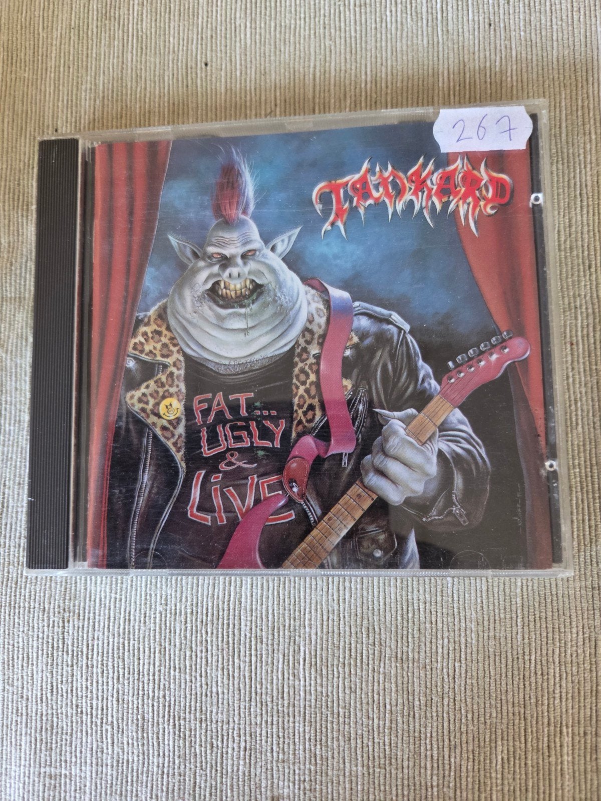 Tankard - Fat, Ugly & Live CD (Thrash Metal), Ophalen of Verzenden, Gebruikt, Metal, Live-album