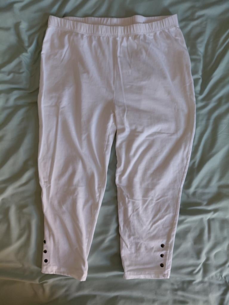 Witte dames legging, Legging, Wit, Ophalen of Verzenden, Maat 44/46 (L)