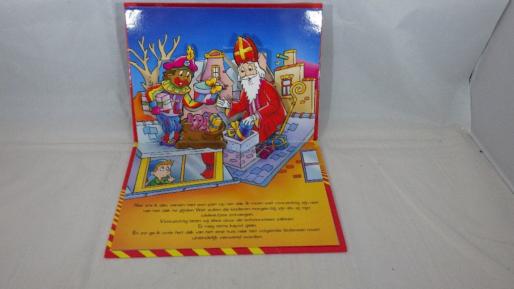 pop-up boek van Sinterklaas, Ophalen of Verzenden, Gebruikt