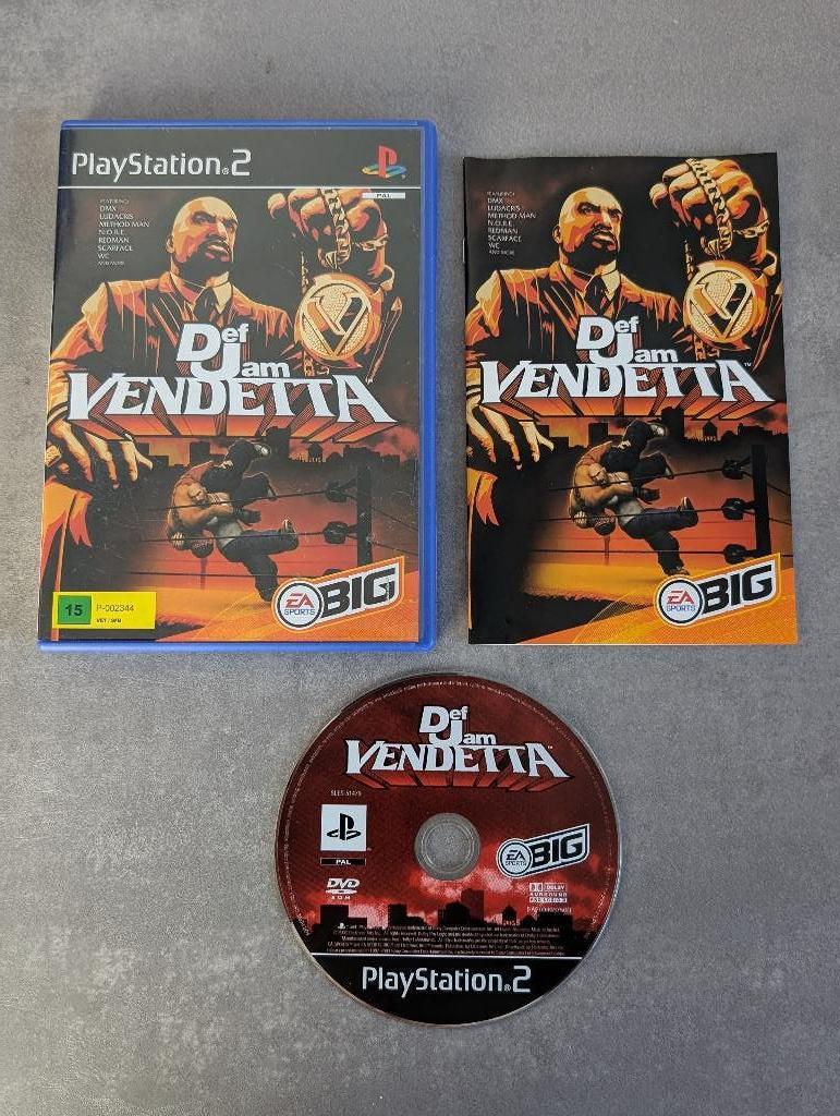 Def jam vendetta PS2, Spelcomputers en Games, Games | Sony PlayStation 2, Muziek, 1 speler, Ophalen of Verzenden, Zo goed als nieuw