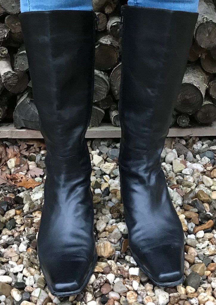 Laarzen Zwart ELASTOMERE Maat 39, Kleding | Dames, Schoenen, Hoge laarzen, Elastomere, Zwart, Ophalen of Verzenden