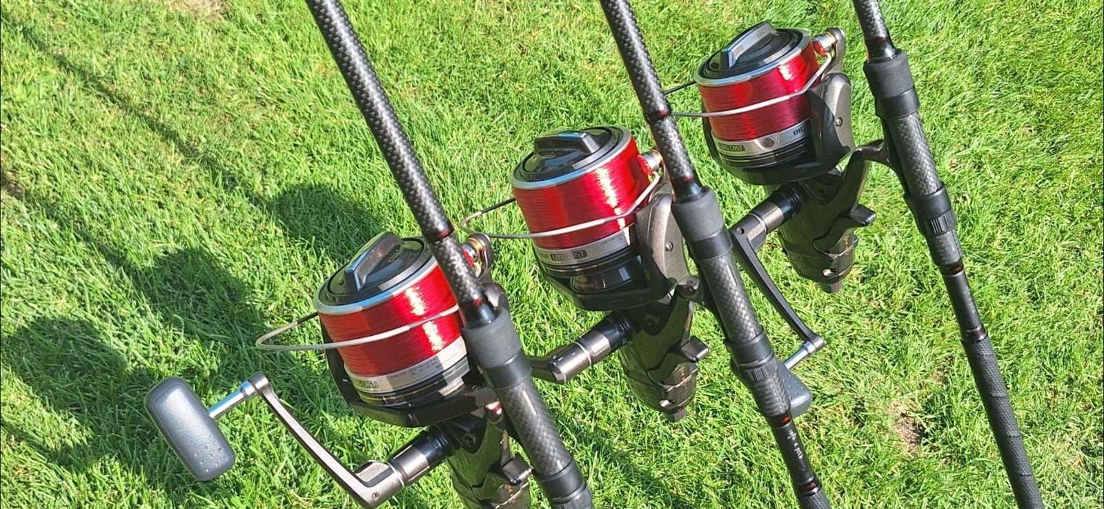 3 x shimano big baitrunner LC in perfecte nieuwstaat., Watersport en Boten, Hengelsport | Karpervissen, Ophalen, Zo goed als nieuw