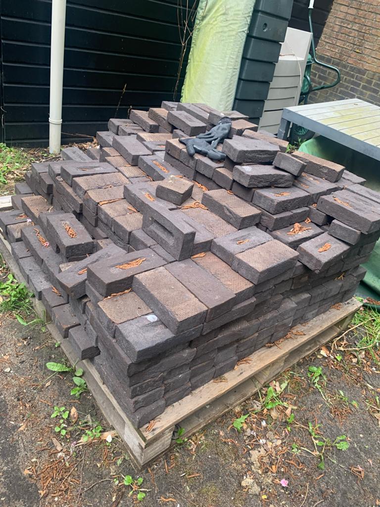 Bakstenen -rest partij circa 430 stuks, Ophalen, Nieuw, Bakstenen