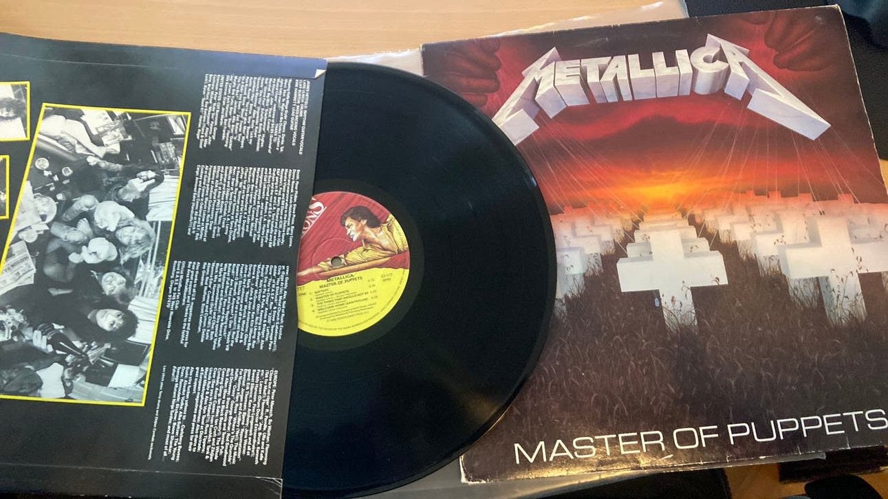 Lp hardrock Metallica ‎– Master Of Puppets 1986 EU zeer mooi, Ophalen of Verzenden, Gebruikt