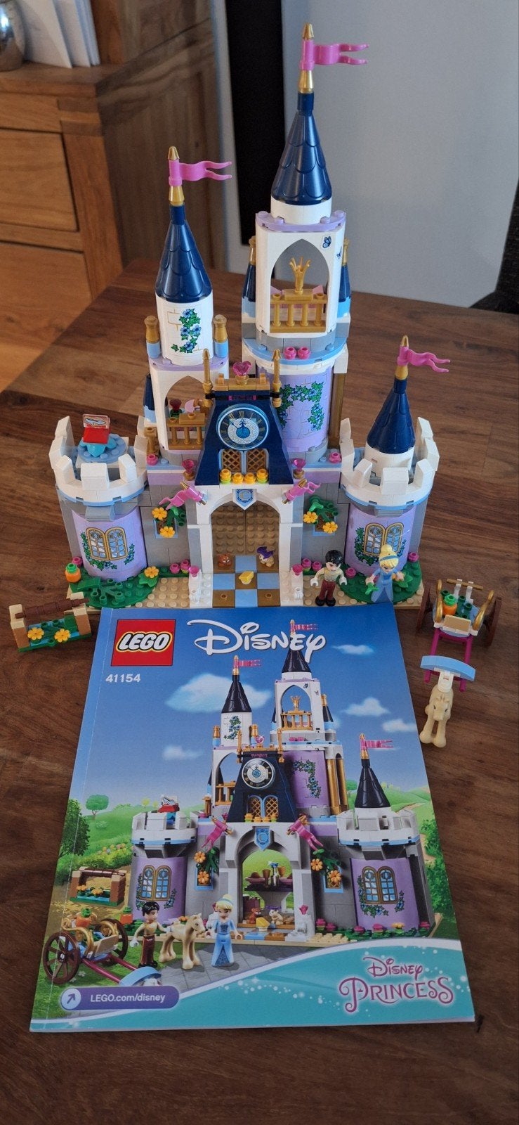 Lego Disney kasteel Assepoester, Lego, Ophalen of Verzenden, Zo goed als nieuw, Compleet