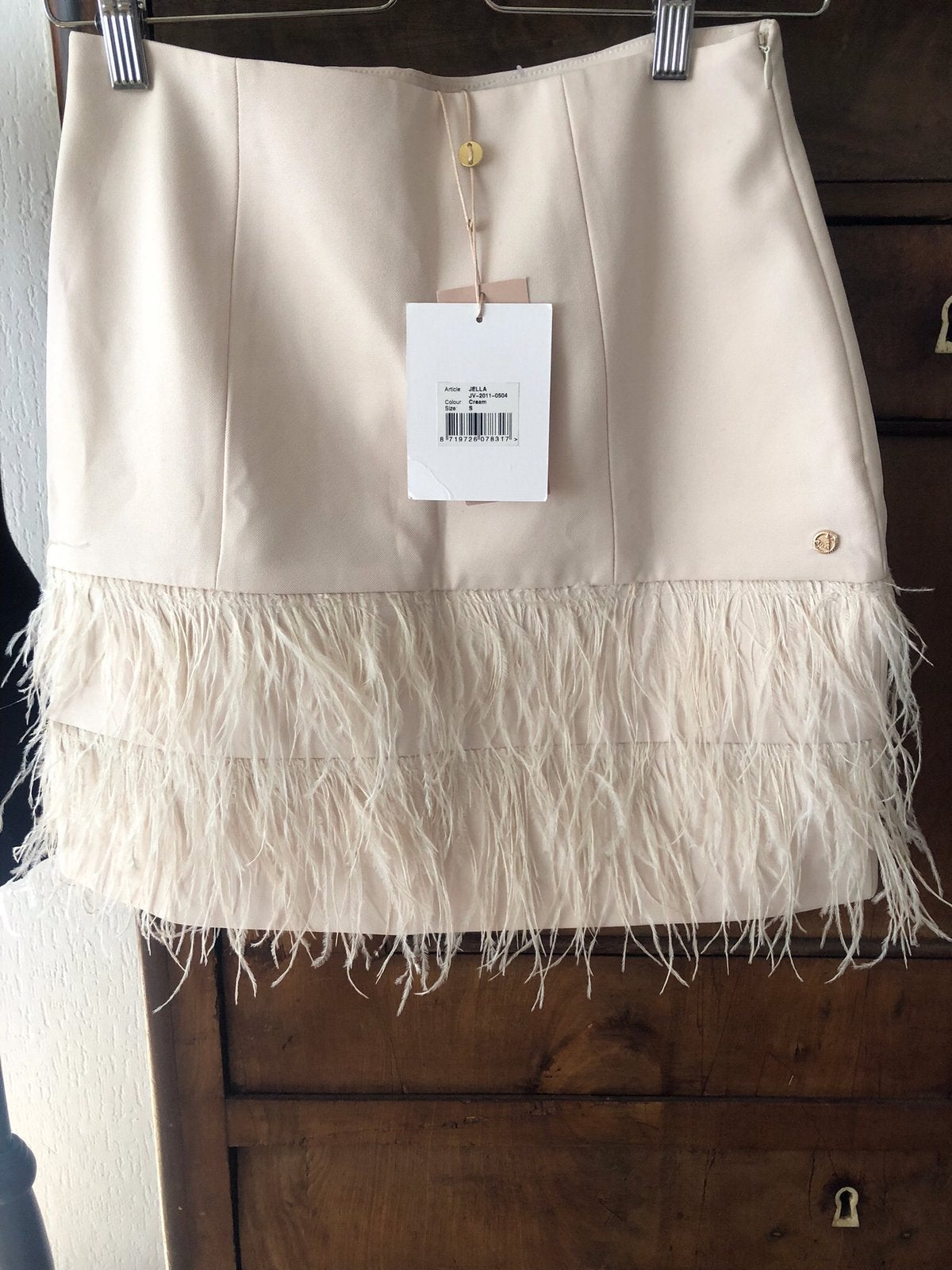 josh V Jella rok S, Verzenden, Beige, Nieuw, Maat 36 (S)
