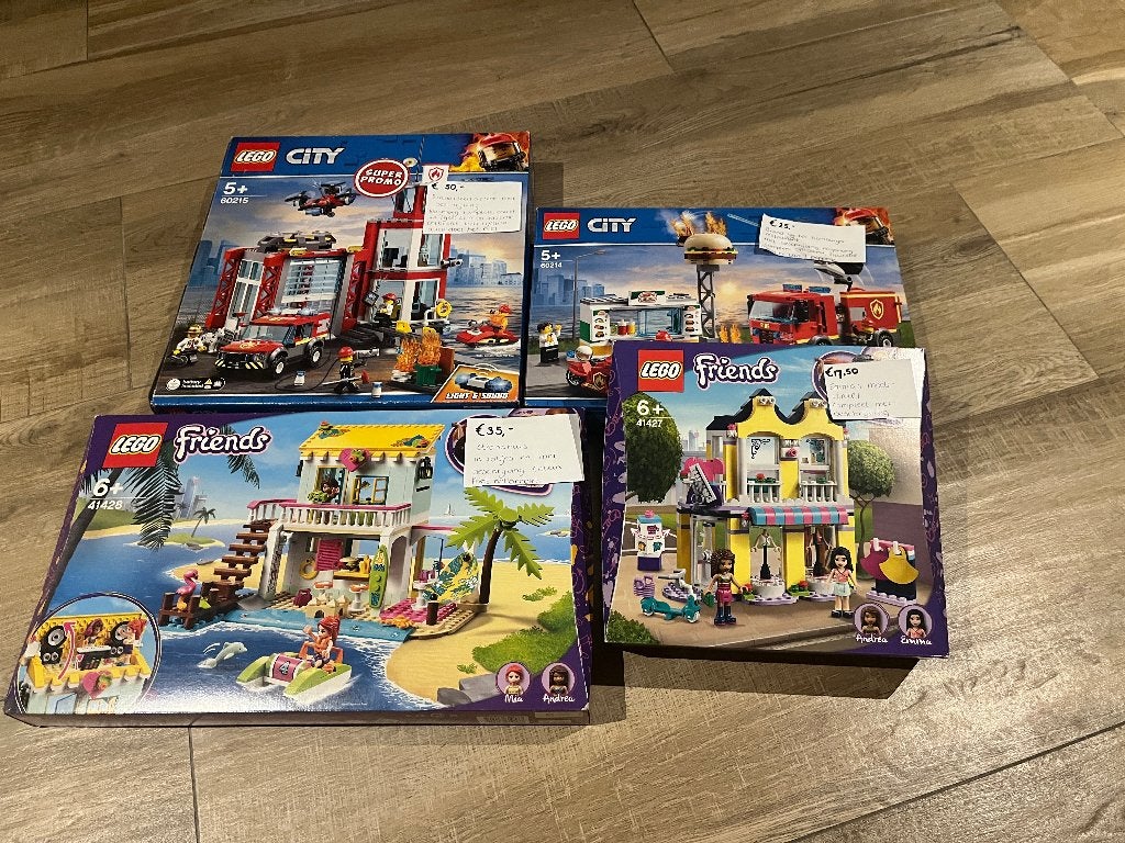 Lego friends en Lego city, Inclusief instructies, Lego, Friends, Ophalen of Verzenden