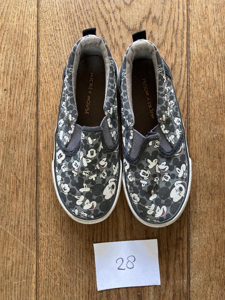 Disney Micky Mouse slip-on schoentjes - maat 28, Gebruikt, Jongen of Meisje, Schoenen, Ophalen