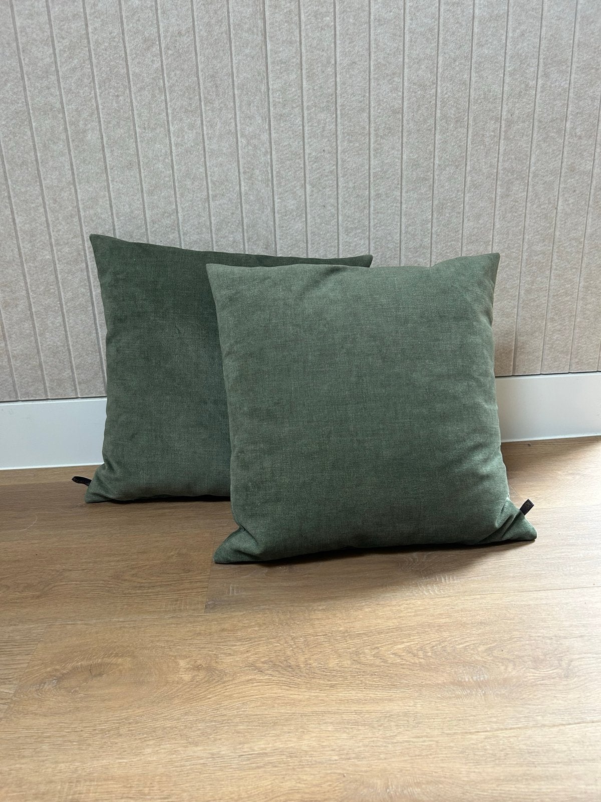 Sierkussens van Claudi - Set van 2 - groen, Ophalen of Verzenden, Zo goed als nieuw, Groen, Vierkant