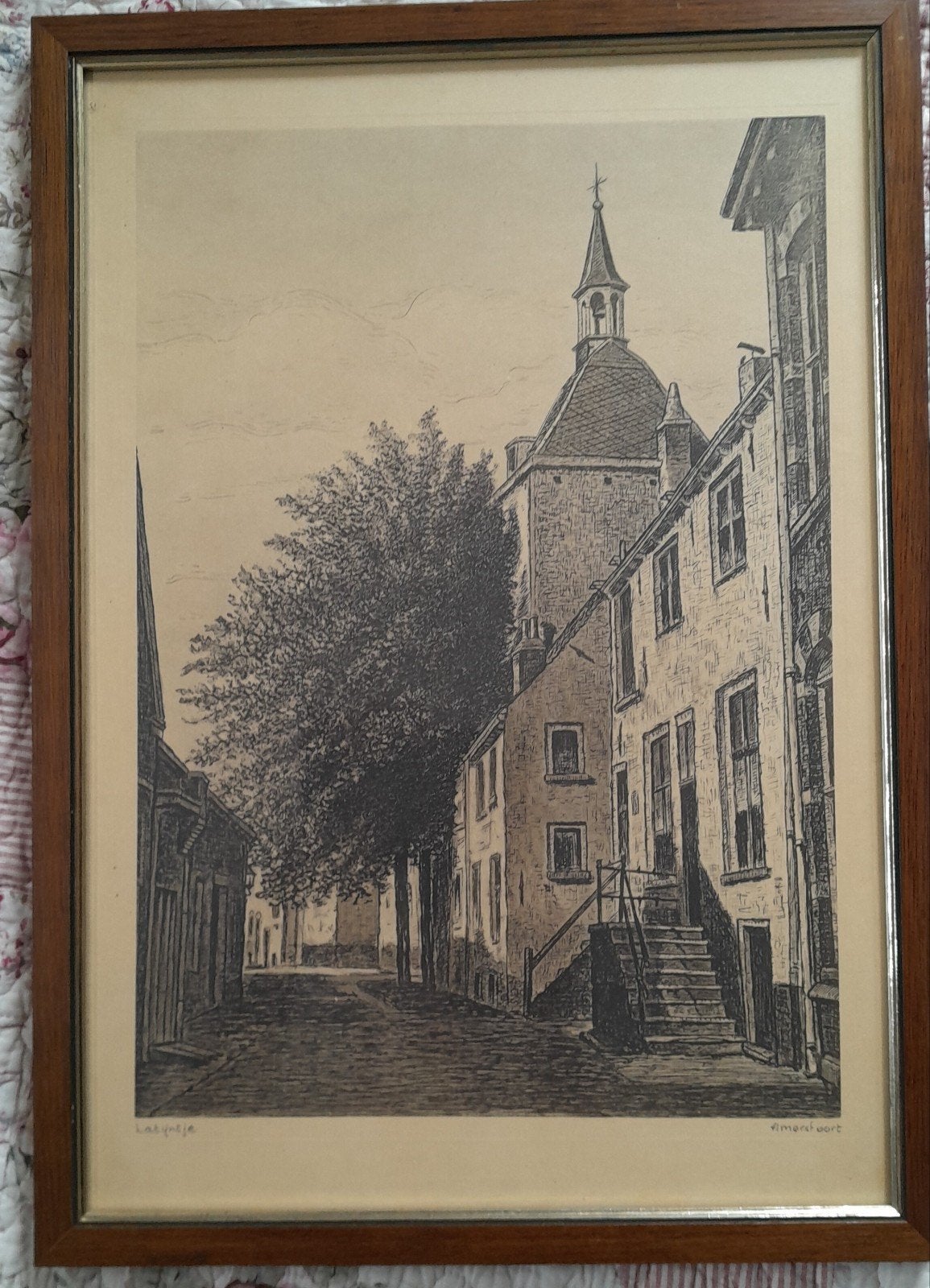 Set etsen Amersfoort – 't Latijntje & Museum Flehite, Ophalen of Verzenden