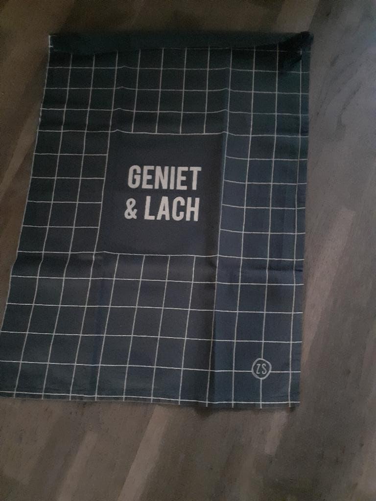 Theedoek Zusss, Ophalen of Verzenden, Nieuw, Zwart, Theedoek of Handdoek