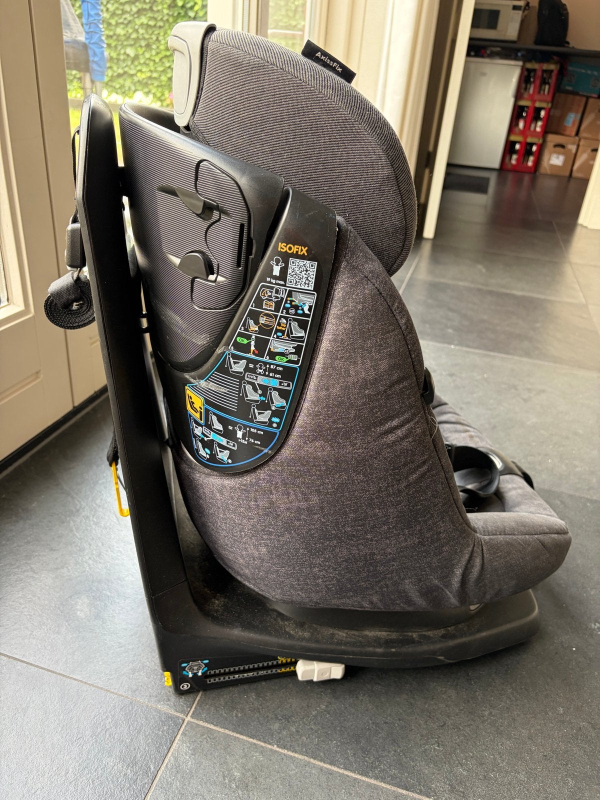 Maxi-Cosi AxissFix autostoel met Isofix, Kinderen en Baby's, Autostoeltjes, Ophalen, Gebruikt, 0 t/m 18 kg, Verstelbare rugleuning