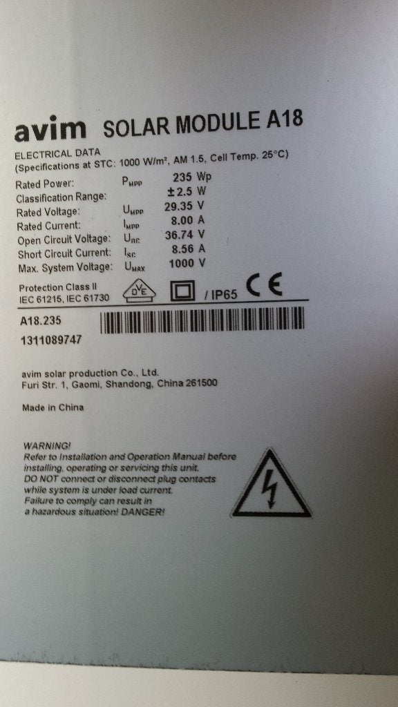 Zonnepanelen gebruikt in prijs verlaagd, nu vanaf 5€!!!, Ophalen, Gebruikt, Paneel, 200 wattpiek of meer