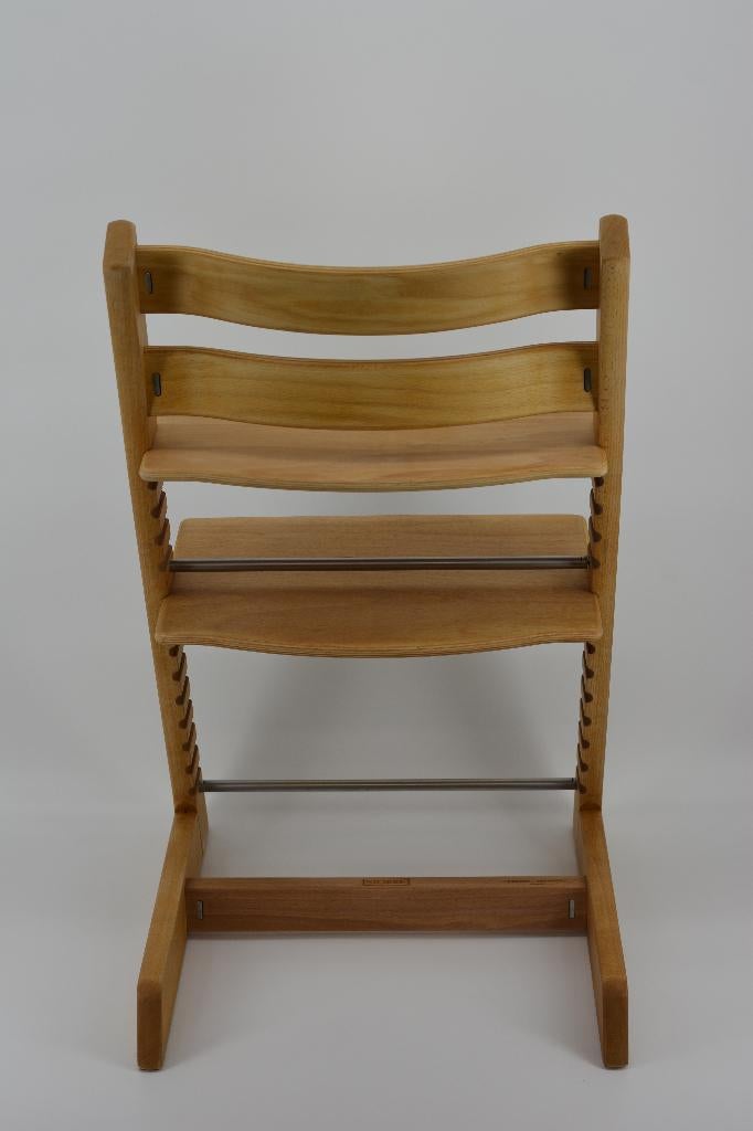 Stokke Tripp Trapp Naturel Beuken  – Refurbished model, Kinderen en Baby's, Kinderstoelen, Verzenden, Zo goed als nieuw, Meegroeistoel