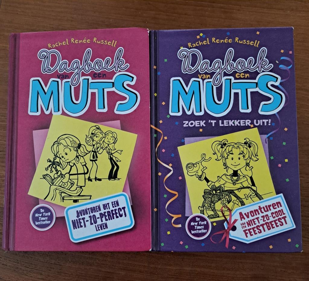 Dagboek van een muts deel 1 en 2, Boeken, Kinderboeken | Jeugd | 10 tot 12 jaar, Ophalen of Verzenden, Gelezen