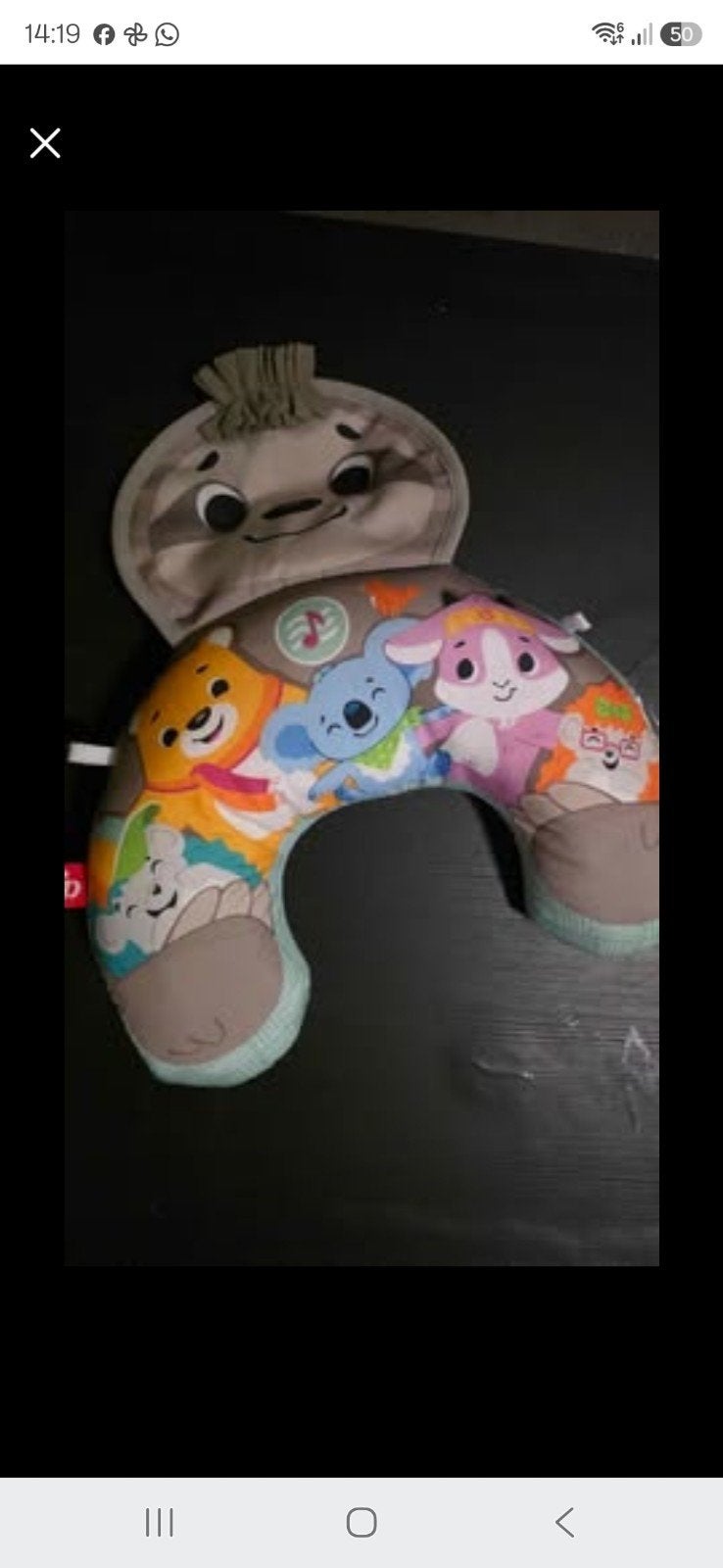 Fisher-Price Luiaard Buikligtrainer - Zo goed als nieuw, Ophalen of Verzenden, Zo goed als nieuw, Overige typen