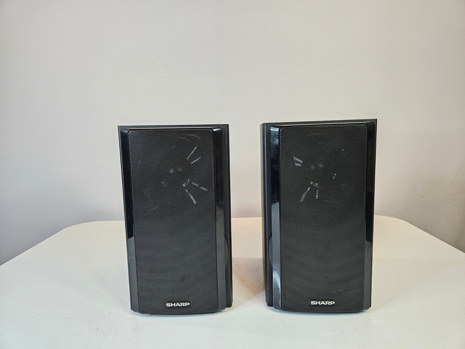 Sharp CP-HF200H Boekenplank Luidsprekers - Set van 2, Audio, Tv en Foto, Luidsprekers, Made in Malaysia, Ophalen of Verzenden