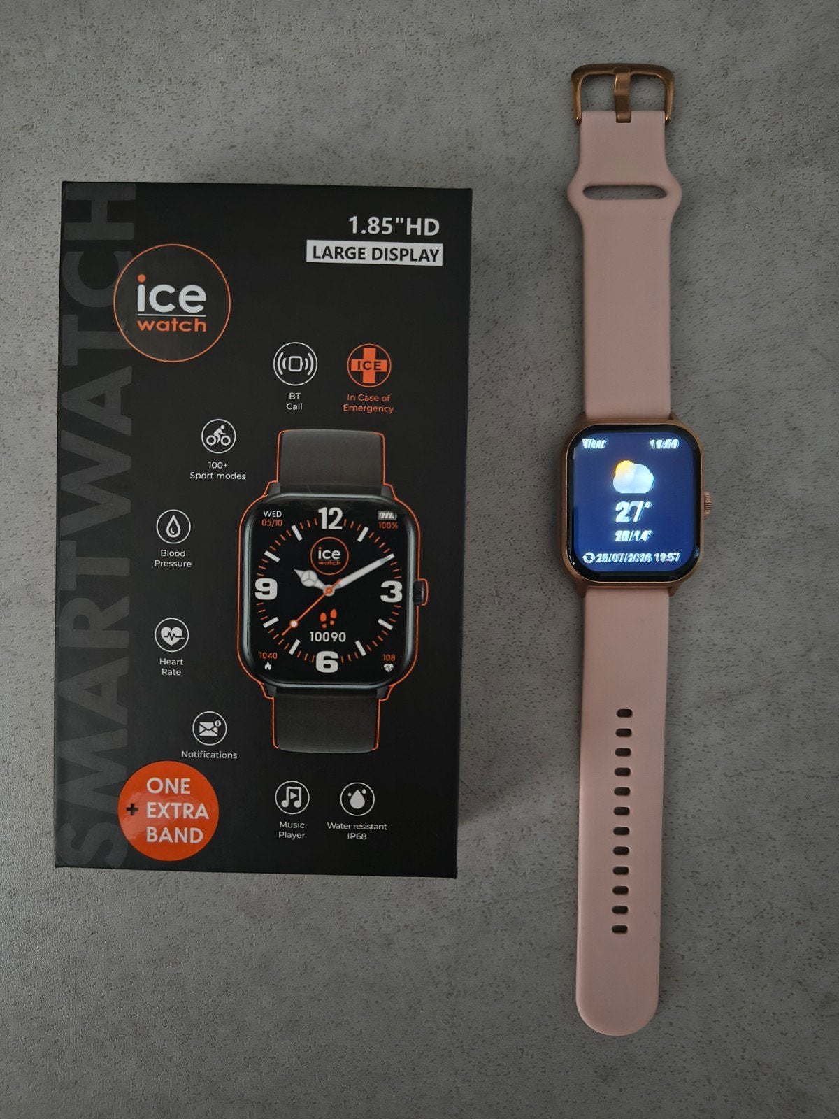 Smartwatch, Ophalen of Verzenden, Roze, Android, Icewatch